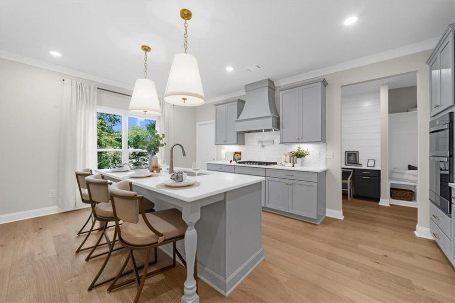 Furnished interior view inside a new home in , Flowery Branch (Image 5).