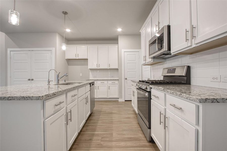 The abundance of storage guarantees the lines can stay clean and uncluttered. The abundance of storage guarantees the lines can stay clean and uncluttered.