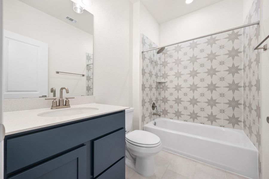 Furnished interior view inside a new home in Salerno - Classic Collection, Round Rock (Image 10). Furnished interior view inside a new home in Salerno - Classic Collection, Round Rock (Image 10).