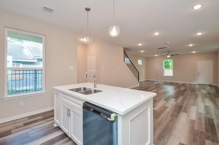 Furnished interior view inside a new home in , Houston (Image 10). Furnished interior view inside a new home in , Houston (Image 10).