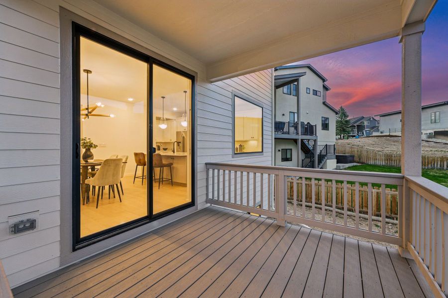 Exterior details and patio area of a home in , Louisville (Image 7). Exterior details and patio area of a home in , Louisville (Image 7).