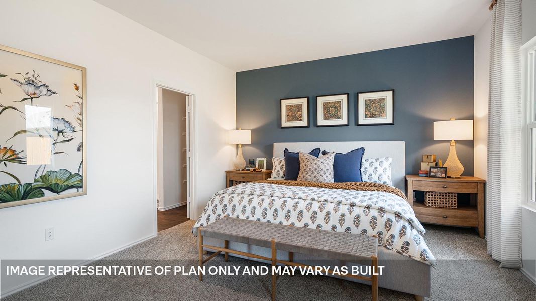 Furnished interior view inside a new home in Talavera, Kyle (Image 28).
