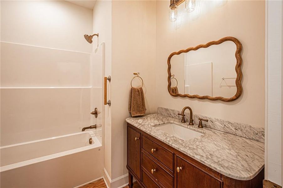 Furnished interior view inside a new home in , Dahlonega (Image 16).