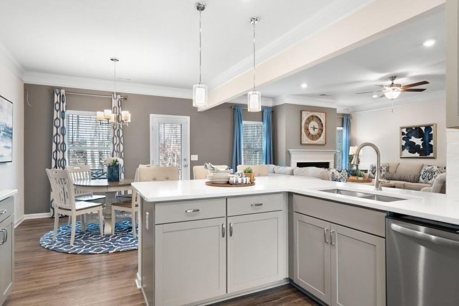 Furnished interior view inside a new home in Jones Ridge, Dallas (Image 5).