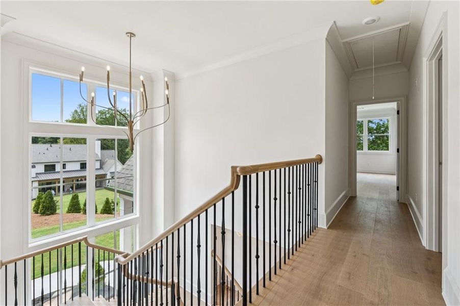 Furnished interior view inside a new home in , Cumming (Image 40).