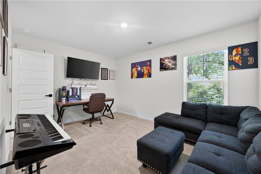 Furnished interior view inside a new home in The Villages at Oakshire, Atlanta (Image 9). Furnished interior view inside a new home in The Villages at Oakshire, Atlanta (Image 9).