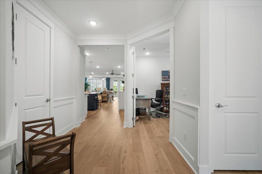Furnished interior view inside a new home in K. Hovnanian's® Four Seasons at Lakes of Cane Bay, Summerville (Image 12).