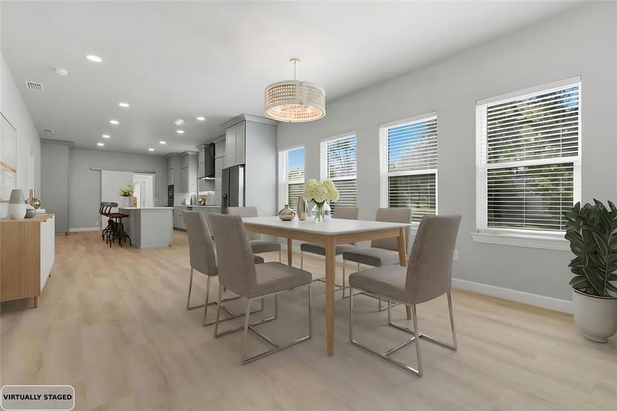 Furnished interior view inside a new home in , St. Petersburg (Image 9).