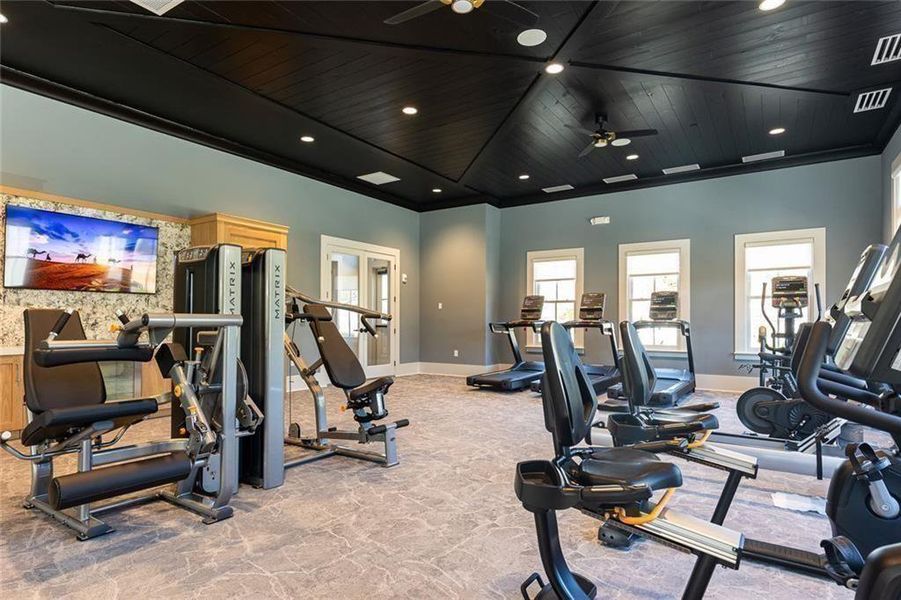 Community amenities in Soleil Belmont Park, Canton (Image 37).