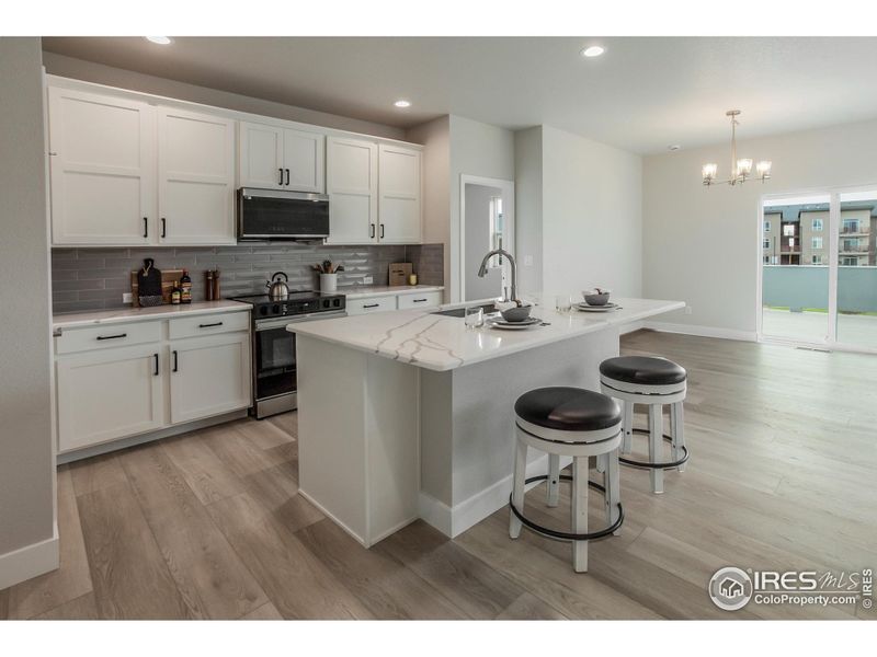 Furnished interior view inside a new home in Wilson Commons, Loveland (Image 11). Furnished interior view inside a new home in Wilson Commons, Loveland (Image 11).