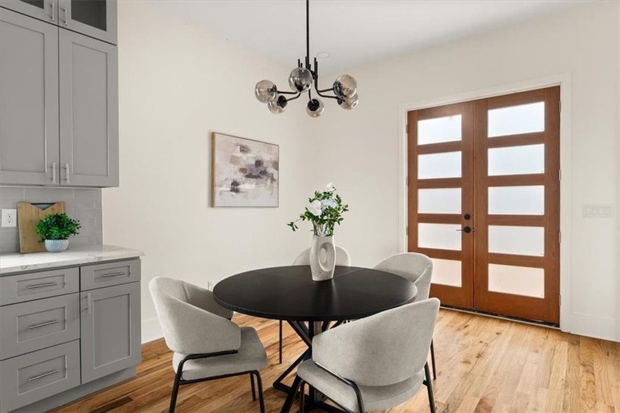 Furnished interior view inside a new home in , Atlanta (Image 40). Furnished interior view inside a new home in , Atlanta (Image 40).