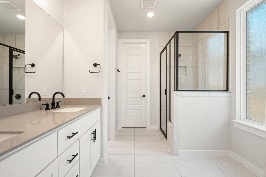 Furnished interior view inside a new home in Terrace Collection at Heritage, Dripping Springs (Image 5). Furnished interior view inside a new home in Terrace Collection at Heritage, Dripping Springs (Image 5).