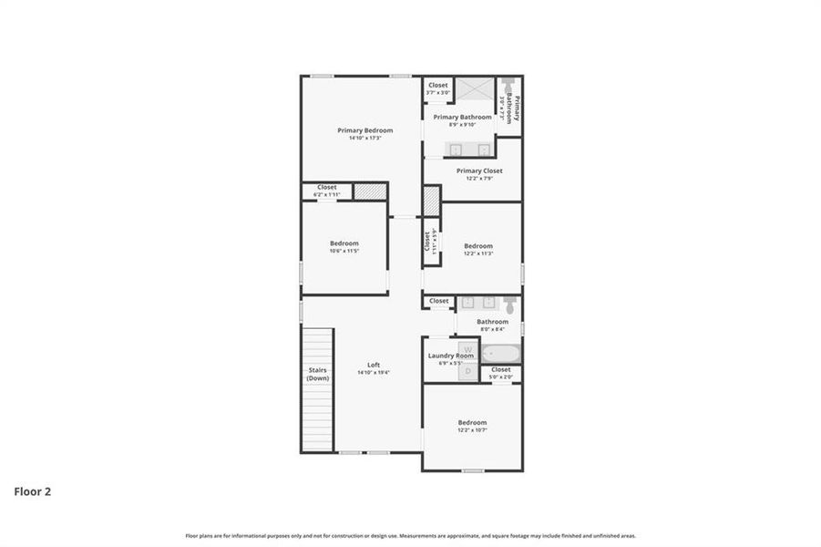 2D floor plan layout of this home in Hawthorne Station, College Park, GA (Image 3). 2D floor plan layout of this home in Hawthorne Station, College Park, GA (Image 3).