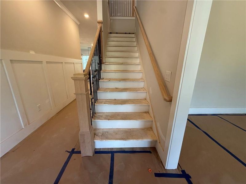 In-progress construction of a new home in , Pendergrass, GA (Image 38).