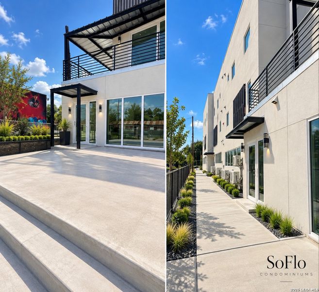Exterior details and patio area of a home in , San Antonio (Image 2). Exterior details and patio area of a home in , San Antonio (Image 2).