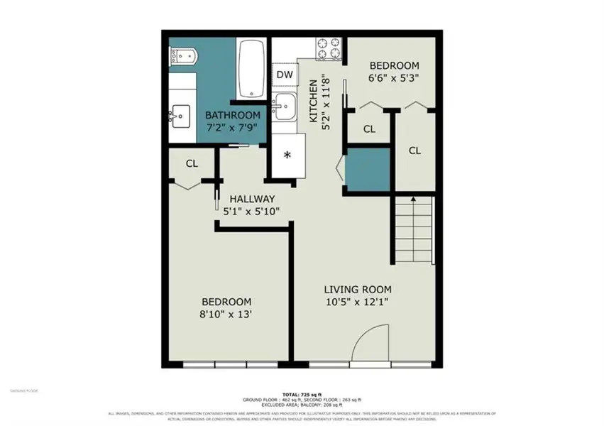 2D floor plan layout of this home in , Union City, GA (Image 4). 2D floor plan layout of this home in , Union City, GA (Image 4).