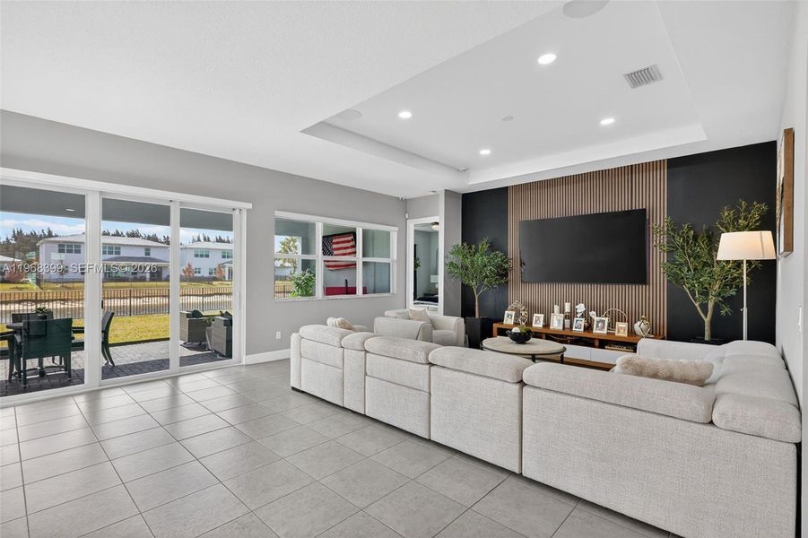 Furnished interior view inside a new home in , Port St. Lucie (Image 44).