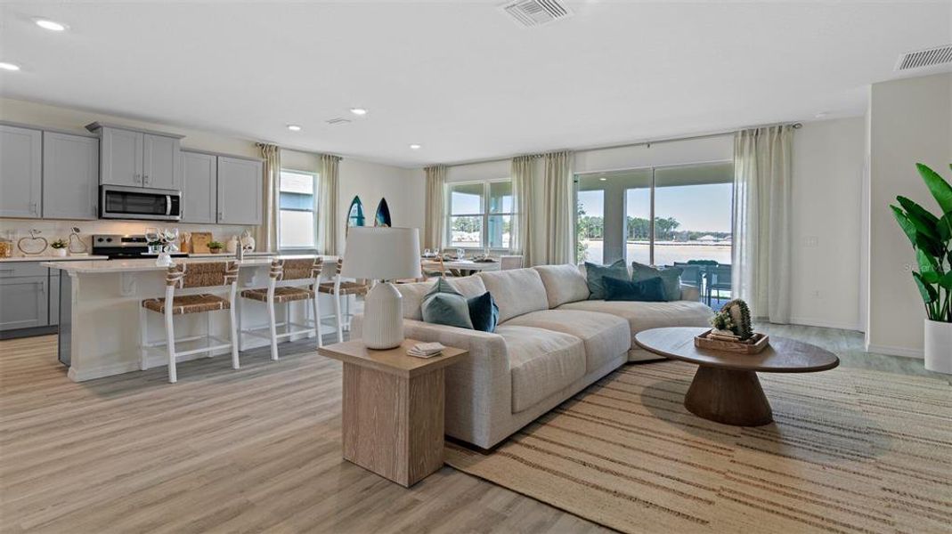 Furnished interior view inside a new home in Archers Mill, Ormond Beach (Image 8).