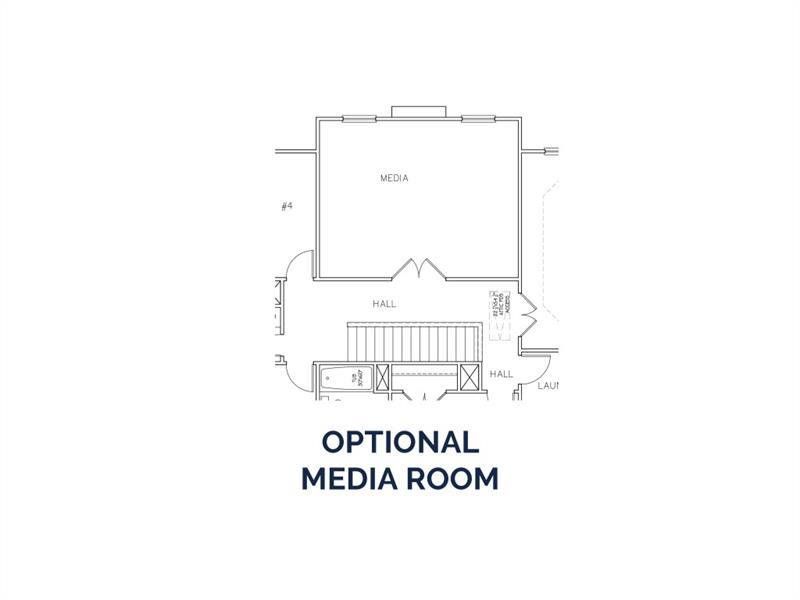 2D floor plan layout of this home in Ruby Creek Estates, Atlanta, GA (Image 3).
