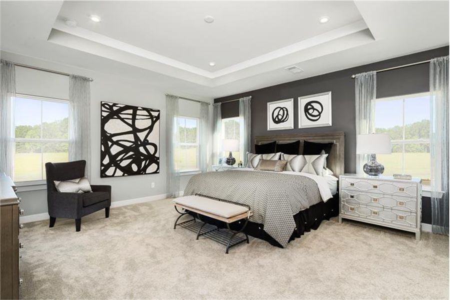 Furnished interior view inside a new home in Pine Ridge Estates, Ridgeville (Image 5). Furnished interior view inside a new home in Pine Ridge Estates, Ridgeville (Image 5).