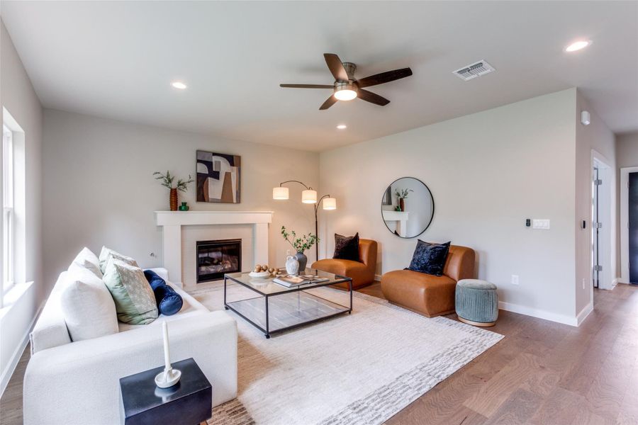 Furnished interior view inside a new home in , Austin (Image 15).