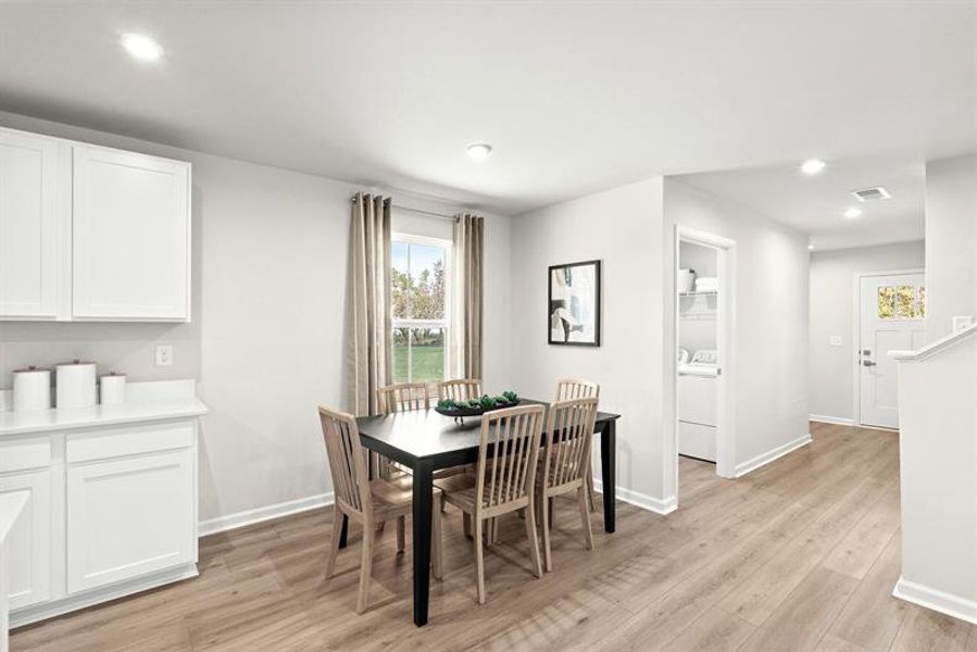 Representative furnished interior of a home built from the Fairview by Ryan Homes in Oakwood Trace, Fairburn (Image 13).