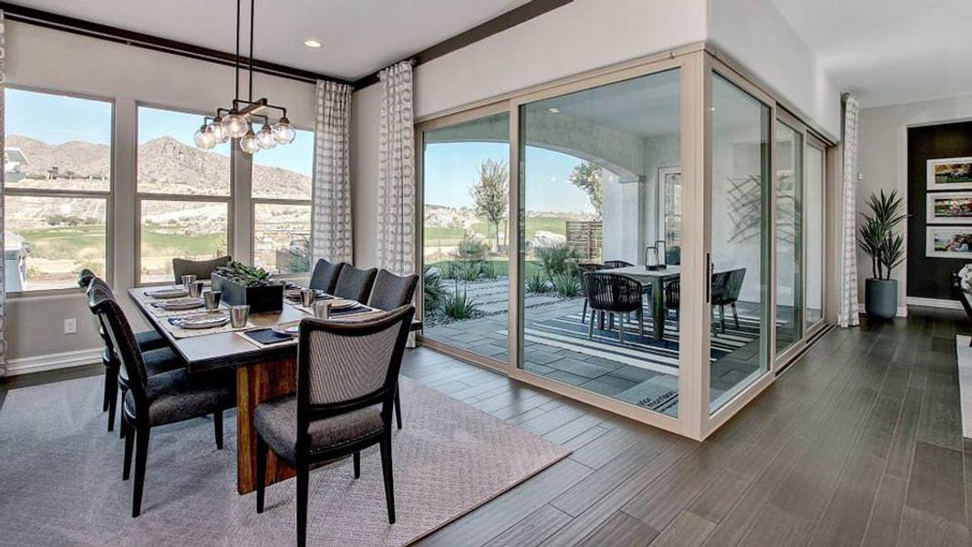 Representative furnished interior of a home built from the Appaloosa by Taylor Morrison in Victory at Verrado Venture II Collection 55+, Buckeye (Image 8).