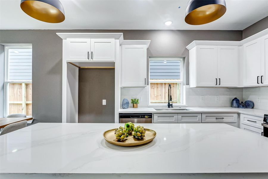 Furnished interior view inside a new home in , Houston (Image 11).