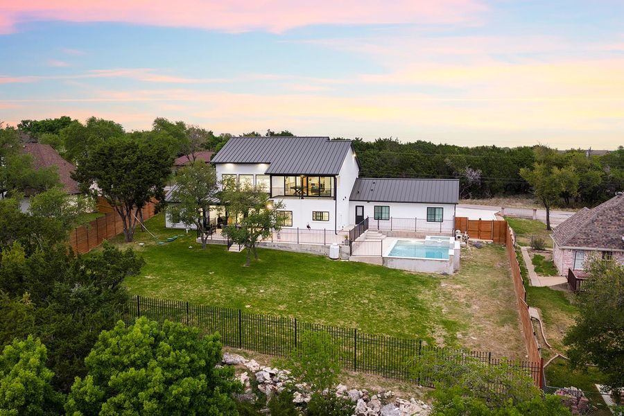 Exterior details and patio area of a home in , Belton (Image 25).