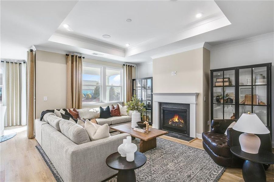 Furnished interior view inside a new home in Sun City Peachtree, Griffin (Image 4).