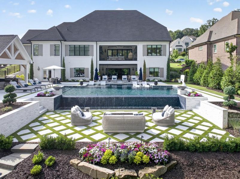 Exterior details and patio area of a home in , Braselton (Image 37).