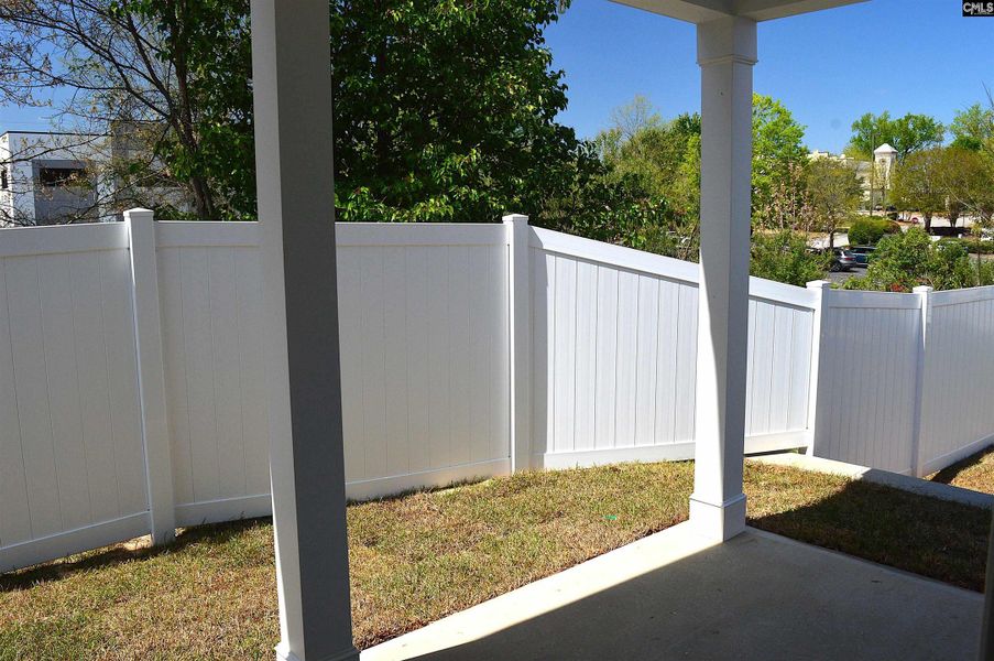Exterior details and patio area of a home in Bickley Station, Irmo (Image 3).