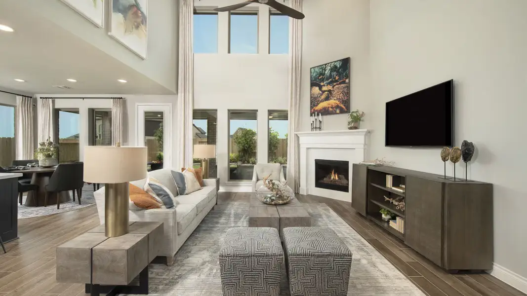 Furnished interior view inside a new home in North Sky, Celina (Image 22).