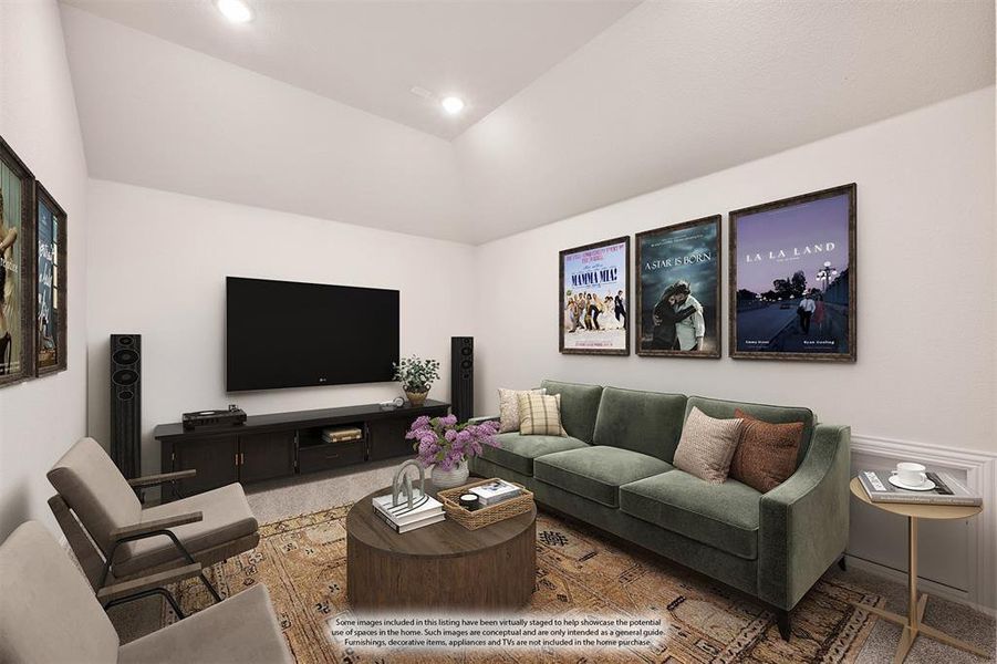 Furnished interior view inside a new home in Ridgepoint, Midlothian (Image 11). Furnished interior view inside a new home in Ridgepoint, Midlothian (Image 11).