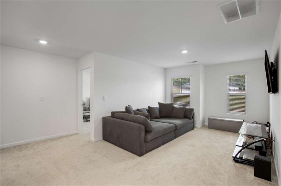 Furnished interior view inside a new home in Stillwater Springs, Dacula (Image 17). Furnished interior view inside a new home in Stillwater Springs, Dacula (Image 17).