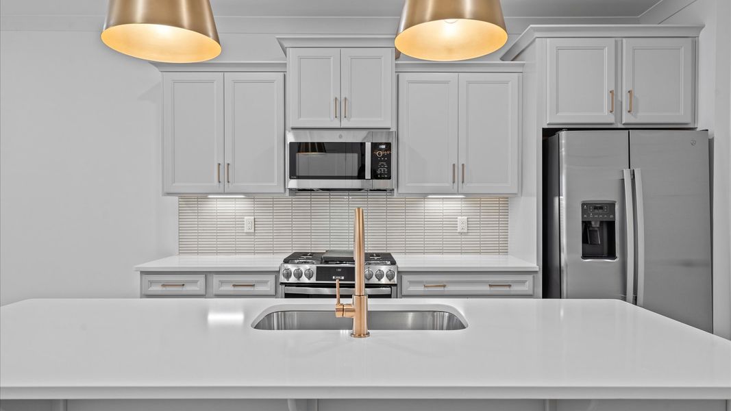 Furnished interior view inside a new home in Pelham Crossing, Greenville (Image 10).