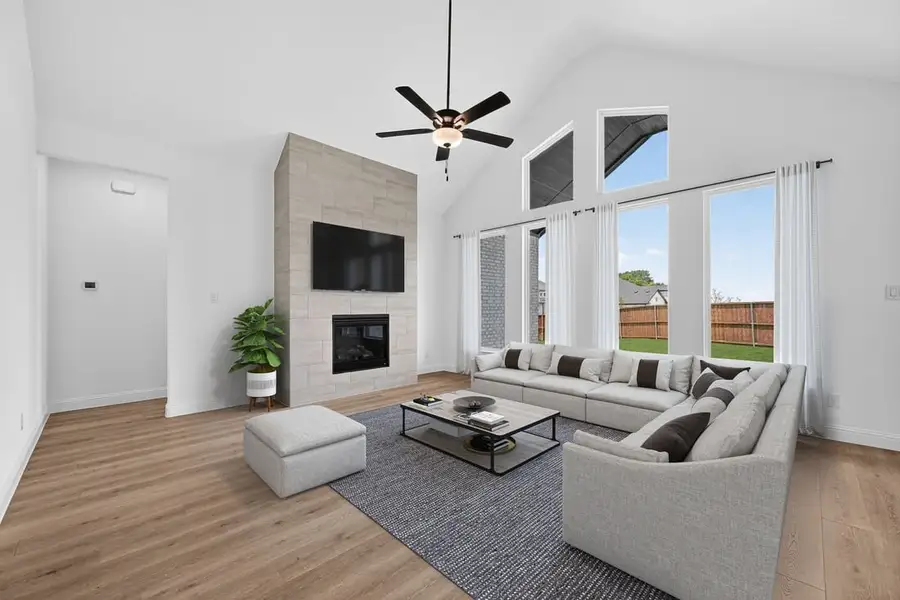 Representative furnished interior of a home built from the Sardonyx by Taylor Morrison in The Ridge at Northlake, Argyle (Image 7).