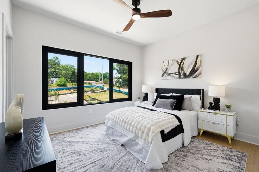 Furnished interior view inside a new home in , Decatur (Image 49).