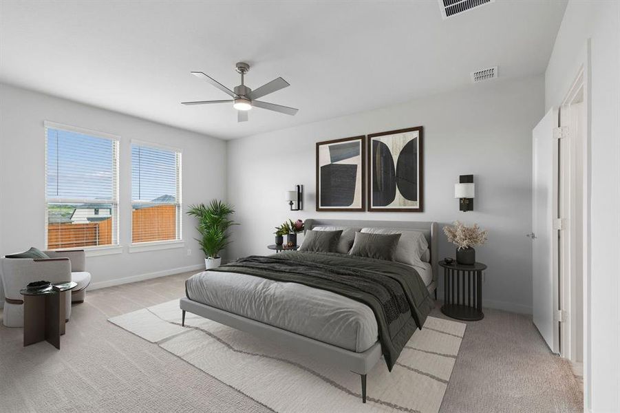 Primary Suite in the Winters home plan by Trophy Signature Homes – REPRESENTATIVE PHOTO Primary Suite in the Winters home plan by Trophy Signature Homes – REPRESENTATIVE PHOTO