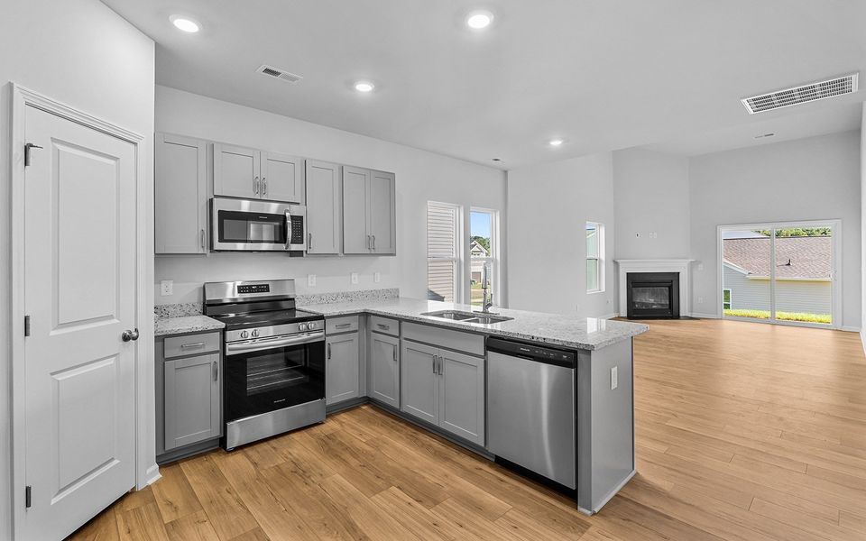 Furnished interior view inside a new home in Hanes Lake, Winston-Salem (Image 9).