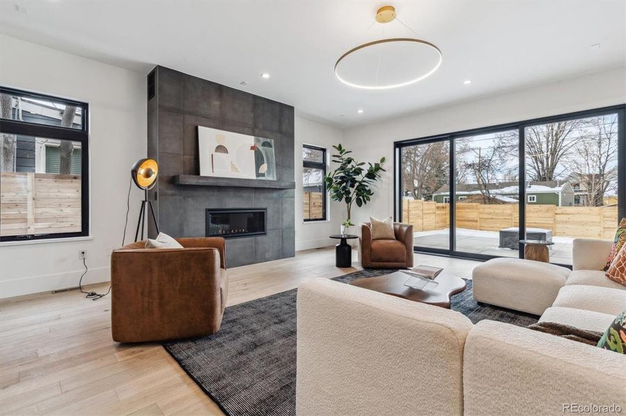 Furnished interior view inside a new home in , Denver (Image 12). Furnished interior view inside a new home in , Denver (Image 12).