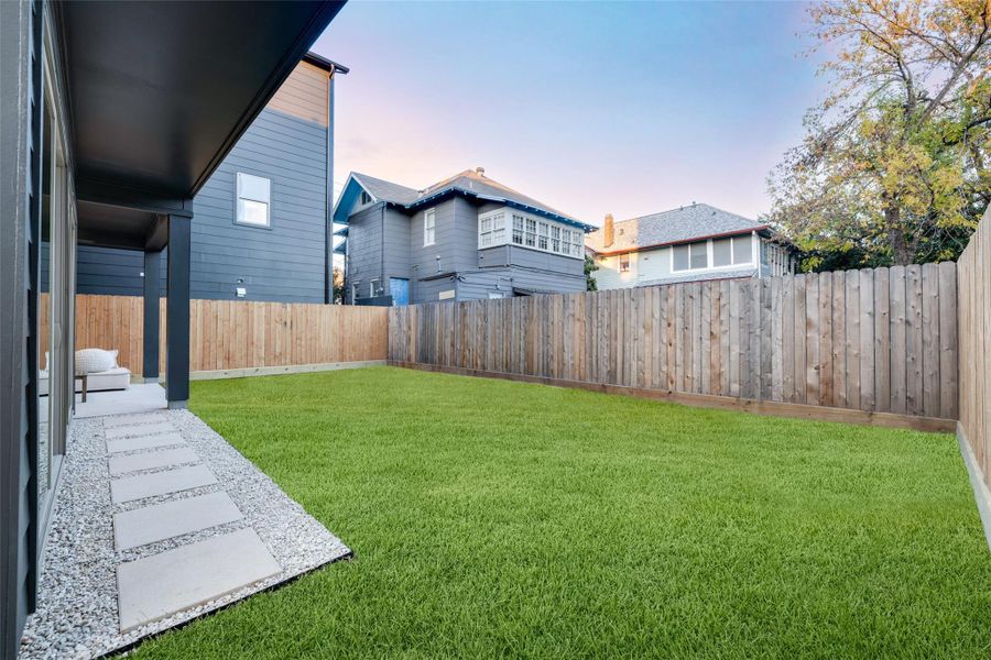 Exterior details and patio area of a home in , Houston (Image 3).