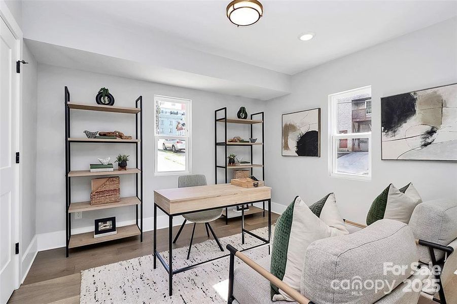 Furnished interior view inside a new home in , Charlotte (Image 17). Furnished interior view inside a new home in , Charlotte (Image 17).