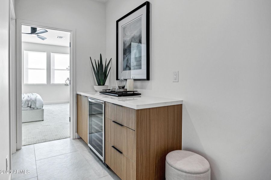 Bar with Wine Fridge