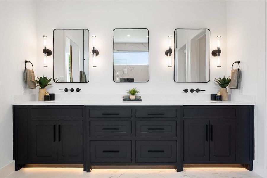 Furnished interior view inside a new home in , Roanoke (Image 6).