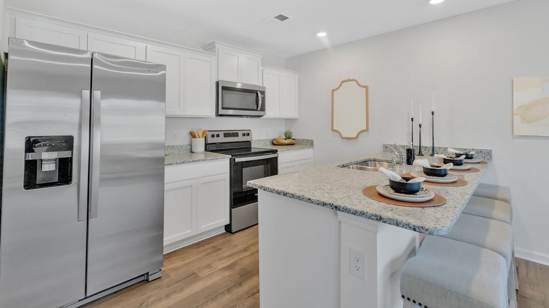 Furnished interior view inside a new home in Warren's Way Townhomes, Jonesborough (Image 2). Furnished interior view inside a new home in Warren's Way Townhomes, Jonesborough (Image 2).