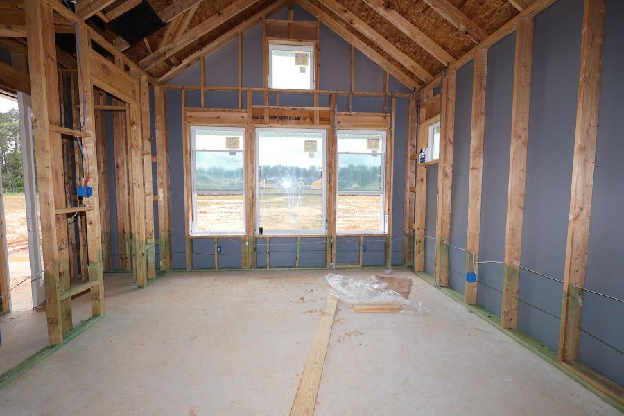 In-progress construction of a new home in The Woodlands Hills - Reserve Collection, Willis, TX (Image 19).