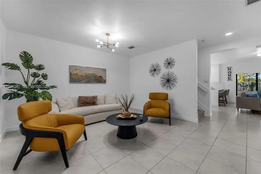 Furnished interior view inside a new home in , Florida City (Image 27). Furnished interior view inside a new home in , Florida City (Image 27).