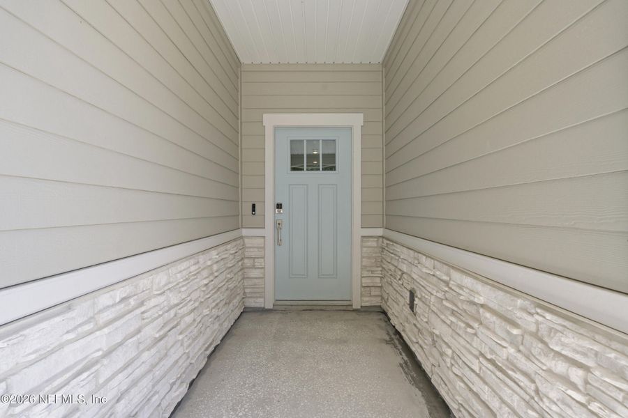 Exterior details and patio area of a home in Reserve East, Flagler Beach (Image 3). Exterior details and patio area of a home in Reserve East, Flagler Beach (Image 3).