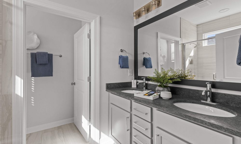 Representative furnished interior of a home built from the The Orchid by Chesapeake Homes in Traditions at Carolina Forest, Myrtle Beach (Image 30).